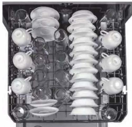 GE GDT655SMJES - Place Settings - Upper Rack - 8