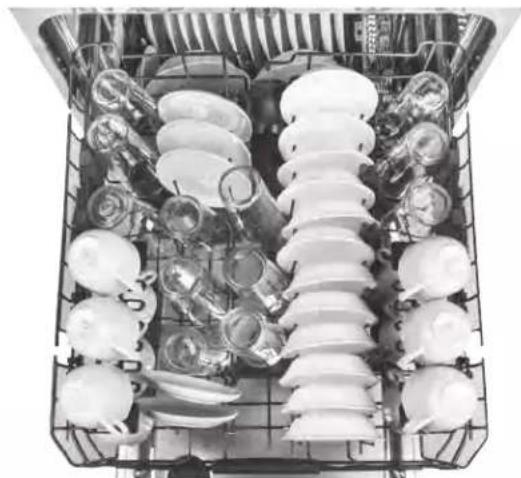 GE GDT655SMJES - Place Settings - Upper Rack - 6