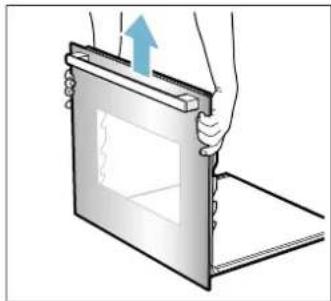 CONSTRUCTA CH7M60C50 - Décrocher et accrocher la porte de l'appareil - 1