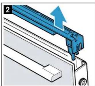 CONSTRUCTA CH7M77050 - Enlever le recouvrement de la porte - 2
