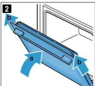 CONSTRUCTA CH7M77050 - Décrocher la porte de l'appareil - 2
