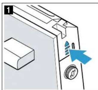 CONSTRUCTA CH7M77050 - Enlever le recouvrement de la porte - 1