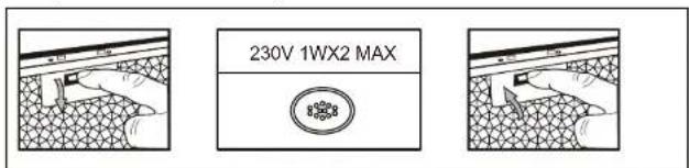 CALIFORNIA IS90AG3L160D - Remplacement de la lampe - 1