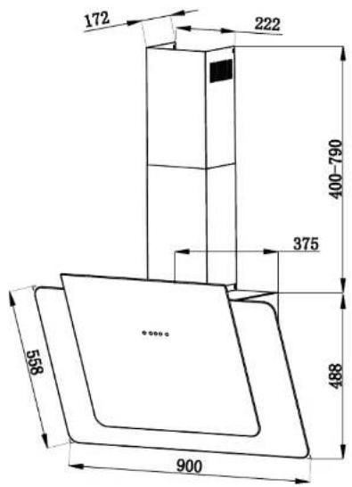 CALIFORNIA FD9B - DESCRIPTION DE LA HOTTE - 1
