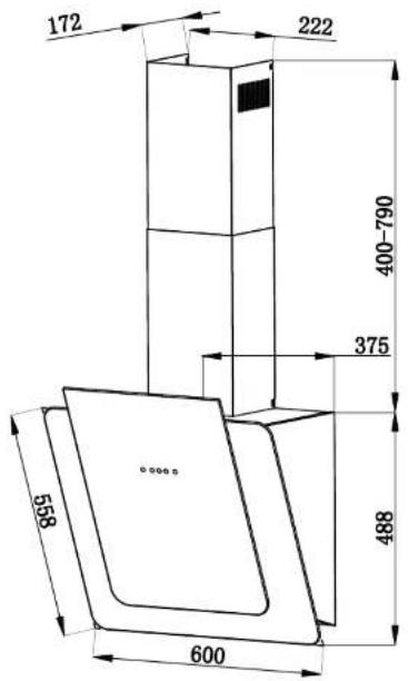 CALIFORNIA FD6B - DESCRIPTION DE LA HOTTE - 1