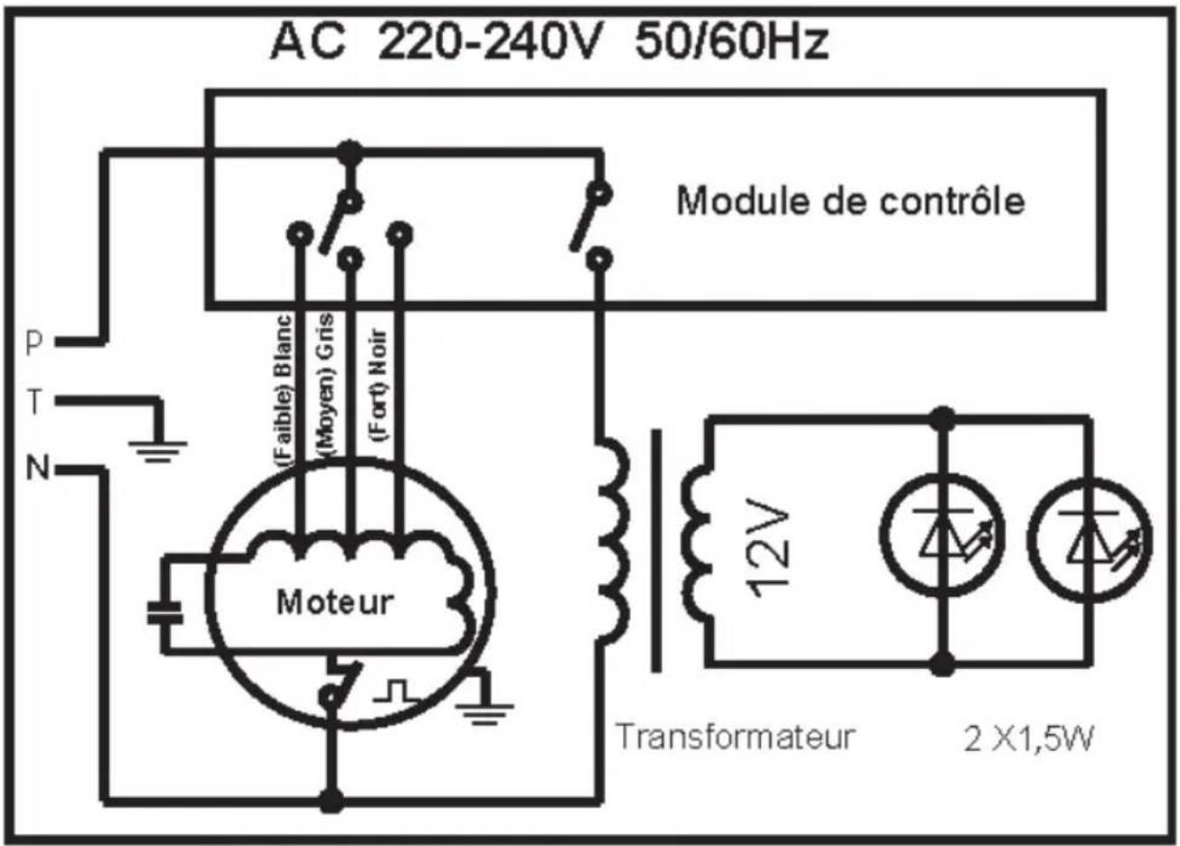 CALIFORNIA CF91 - SCHEME ELECTRIQUE - 1