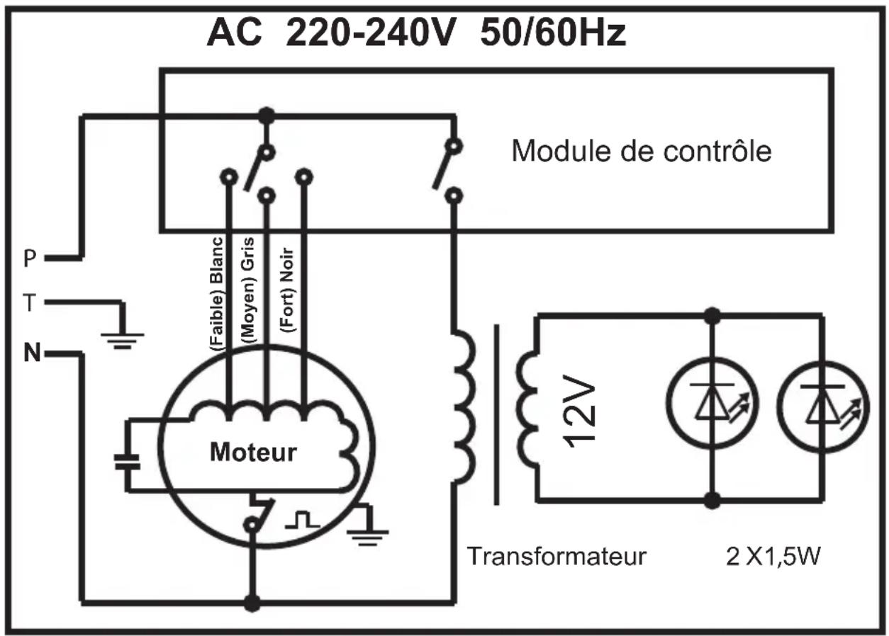 CALIFORNIA CA61 - SCHÉMA ÉLECTRIQUE - 1