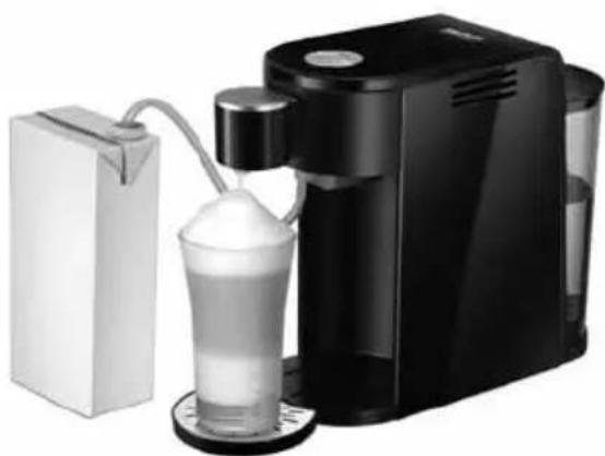 UNOLD Latte Sempre 28497 - GEBRUIK VAN DE ADAPTER MET SILICONEN SLANG - 1