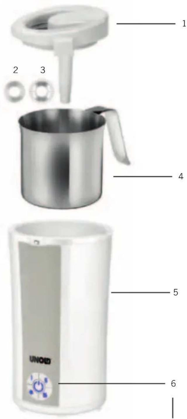UNOLD Latte Induzio 28470 - EINZELTEILE - 1