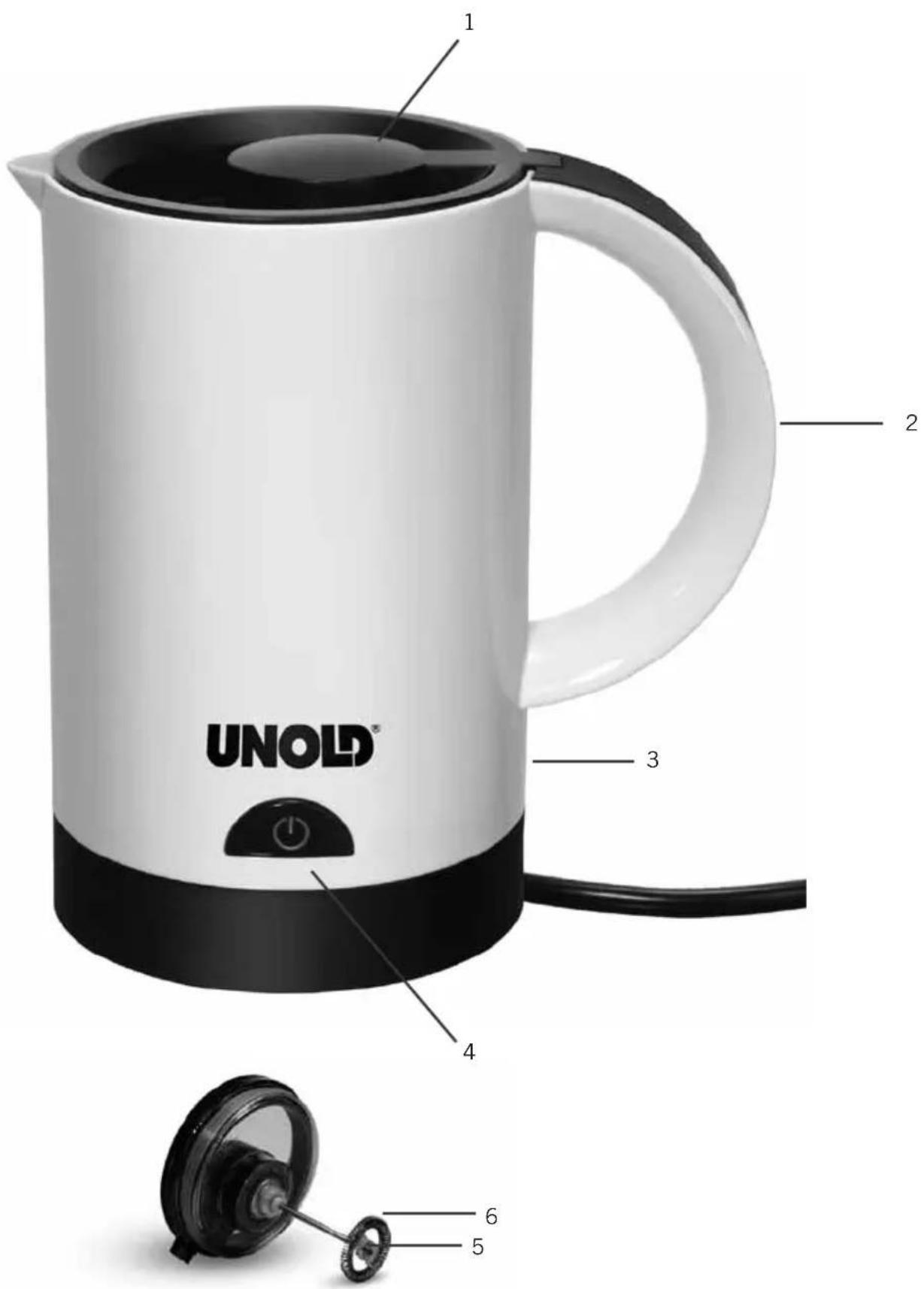 UNOLD Latte Presto 28400 - Návod k obsluze Modelu 28400 - 1