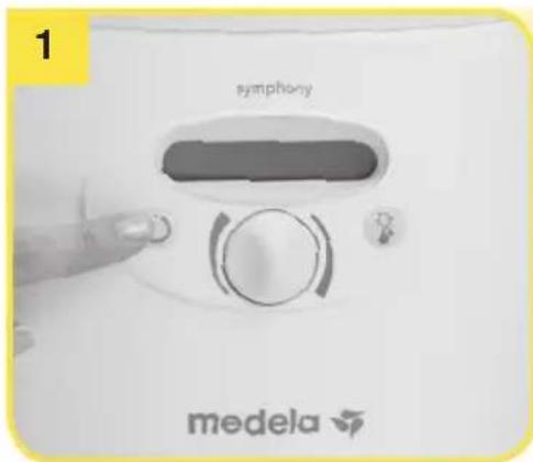 MEDELA Symphony - Operation: Standard program - 1