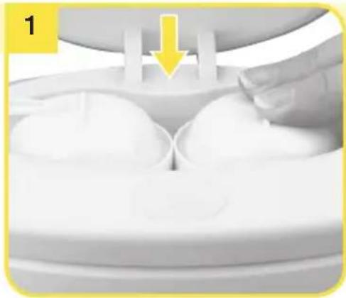 MEDELA Symphony - 12B. Preparing for pumping - 1