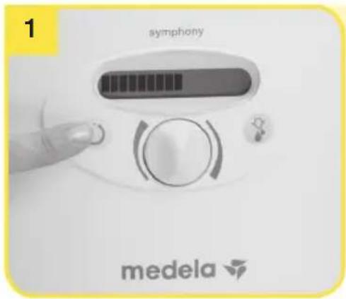 MEDELA Symphony - 12C. Finish Pumping - 1