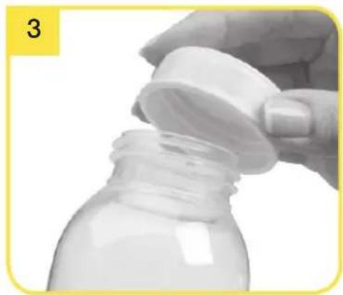 MEDELA Symphony - Switch off the breast pump with - 1