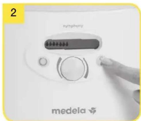 MEDELA Symphony - Operation: Standard program - 3