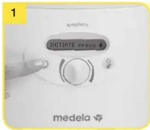 MEDELA Symphony - Operation: INITIATE program - 1
