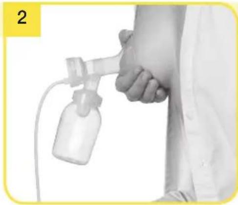 MEDELA Symphony - 12B. Preparing for pumping - 3