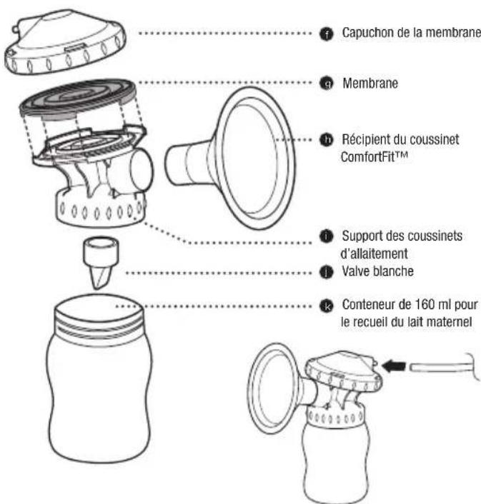 Lansinoh 2in1 - Montage du kit d'expression du lait maternel - 1