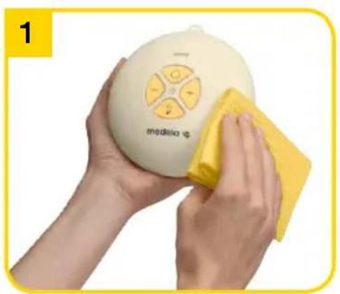 MEDELA Swing - 5.3Membersihkan unit motor - 1