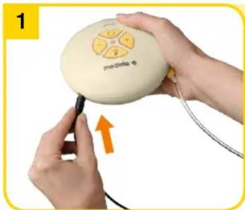 MEDELA Swing - Pengoperasian情况进行 listrik - 1