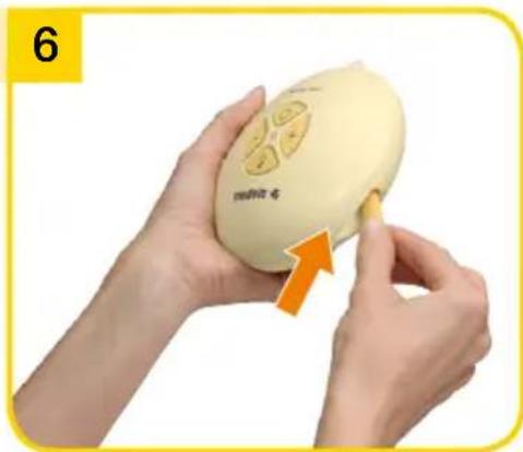 MEDELA Swing - Merakit pompa - 6