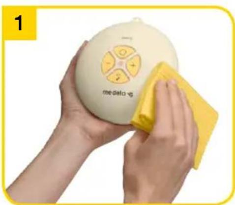 MEDELA Swing - Het reinigen van de motor - 1
