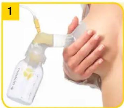 MEDELA Swing - Voorbereiding enkel afkolen - 1