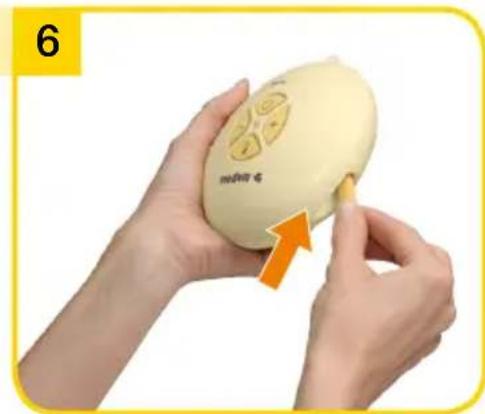 MEDELA Swing - 6.3Assembling the pump set - 6
