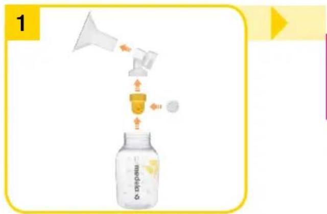 MEDELA Mini Electric - Vor Erstgebrauch und nach jedem Gebrauch - 1