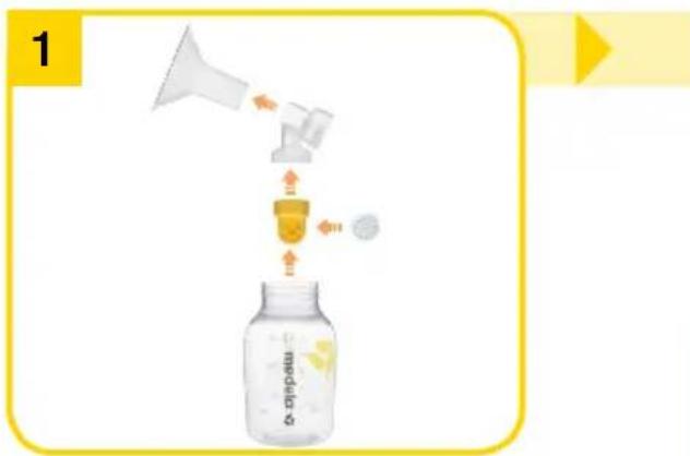 MEDELA Mini Electric - Avant la première utilisation et après chaque utilisation - 1