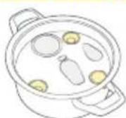 MEDELA Harmony - Sanificare sul piano cottura Sanificare nel microonde - 1