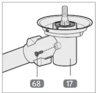 Gardenline GLBC 431 AS - Lubrificare l'ingranaggio - 1