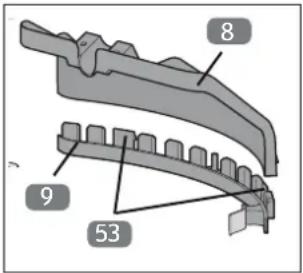 Gardenline GLBC 431 AS - Fonctionnement avec fil de coupe: Montage de la bobine de fil - 3