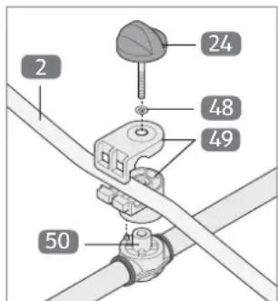 Gardenline GLBC 431 AS - Montaža ročaja - 1
