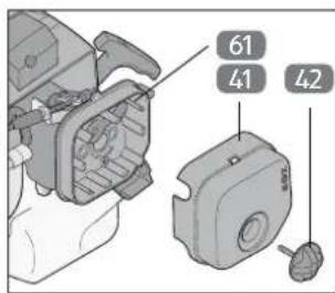 Gardenline GLBC 431 AS - Gasseilzug einstellen - 4