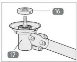 Gardenline GLBC 431 AS - Delo z rezalno nitko: Montaža tuljave z nitko - 1