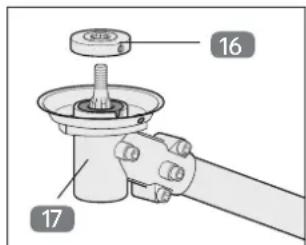 Gardenline GLBC 431 AS - Fonctionnement avec fil de coupe: Montage de la bobine de fil - 1