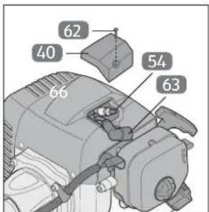 Gardenline GLBC 431 AS - Manutenzione della candela di accensione - 1