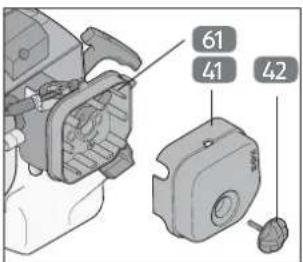 Gardenline GLBC 431 AS - Replacez le couvercle et revissez-le. Régler le câble d'accélérateur - 4