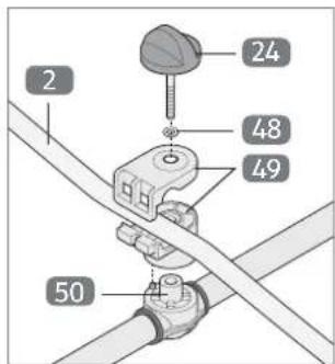 Gardenline GLBC 431 AS - A fogantyú felszerelése - 1