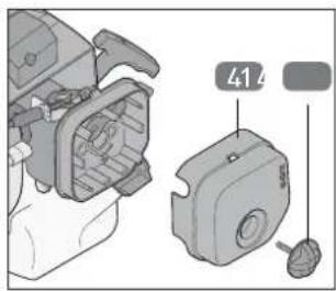 Gardenline GLBC 431 AS - Gasseilzug einstellen - 1