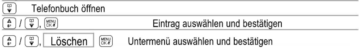 SWITEL DC581 - Telefonbucheinträgelösen   Einen Eintraglösen - 1
