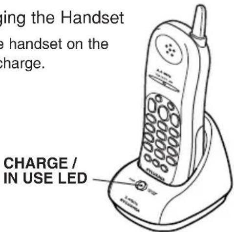 SYLVANIA ST88244 - Charging the Battery Pack - 2