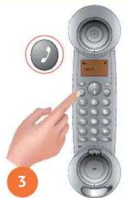 SAGEMCOM Sixty 60 - Composer un numero enregistré - 3