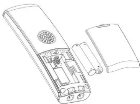 CONTINENTAL EDISON CE450XX12 - Installation des batteries rechargeables - 1