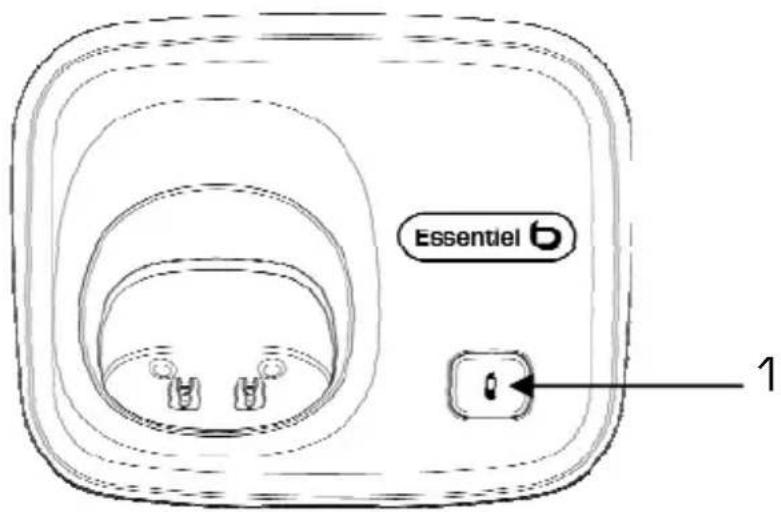 ESSENTIELB Confort - Base sans répondeur (exclusivement) - 1