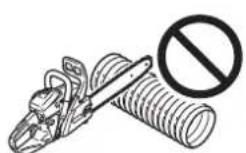 Shindaiwa 320TS - Do not modify a chain saw in any way. - 2
