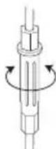 MCCULLOCH M46140WR - Ajuste del cable del embrague - 1