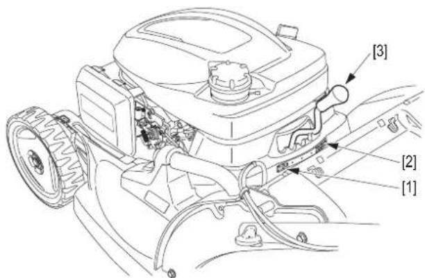 Honda HRX476C - AJUSTE DEL CONTROL DE MULCHING VARIABLE - 2