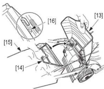 Honda HRX476C - Aanbrengen van de graspvanger: - 1
